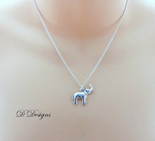 Silver Elephant Pendant Necklace