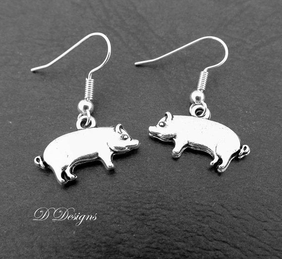 Pig Earrings